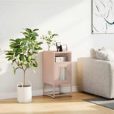 Bedside Cabinet Pink 36x39x78 cm Cold-rolled Steel 853411