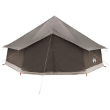 Tipi Tent Brown Grey 600 x 600 x 350 cm Polyester and Steel 42029031