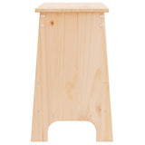 Hall Bench 100x28x45 cm Solid Wood Pine 837382