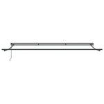 Retractable Awning Manual Blue and White 500x300 cm Fabric 3331197