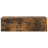 Wall-Mounted Side Table Smoked Oak 87.5 x 34.5 x 17 cm 898840