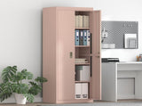 Storage Cabinet Pink 60 x 40 x180 cm Steel 3406197