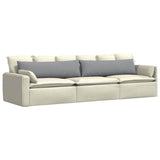 Sofa Pillows 2 pcs Light Grey 145 x 40 cm Fabric 42013825
