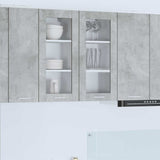 Hanging Cabinet Concrete Grey 40 x 31 x 80 cm Engineered Wood 884304