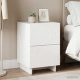 Bedside Cabinet White 33.5 x 34.5 x 50 cm Engineered Wood 8011387