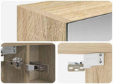 Bathroom Mirror Cabinet Sonoma Oak 70 x 14.5 x 70 cm 889089