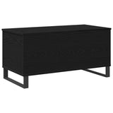 Coffee Table Black Oak 90 x 44.5 x 45 cm Engineered Wood 862968