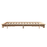 Bed Frame without Mattress 120x200 cm Solid Wood Pine 850662
