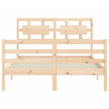 Bed Frame without Mattress Small Double Solid Wood 3194411