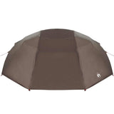 Fishing Tent Brown 514 x 465 x 187 cm Polyester and Fiberglass 4100662