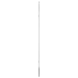Wall Mirror Silver 100x45 cm Oval 348194
