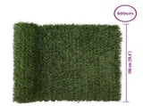 Artificial Fence Light Green 1 x 6 m PVC and Steel 42042375