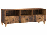 TV Cabinet Old Wood 102 x 34.5 x 50 cm Engineered Wood 894223
