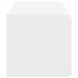 Wall-Mounted TV Cabinet High Gloss White 59.5 x 31 x 30 cm 898369