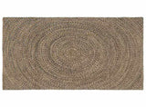 Area Rugs Natural and Black 140 x 200 cm Jute 42010626
