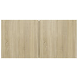 6 Piece TV Cabinet Set Sonoma Oak Engineered Wood 3078975