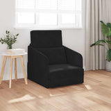 Sofa Bed Black 65 x 80 x 83 cm Velvet 4106652