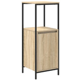 ZNTS 3 Piece Bathroom Furniture Set Sonoma Oak Engineered Wood 3328395