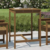 Garden Table Honey Brown 82.5x82.5x110 cm Solid Wood Pine 824084