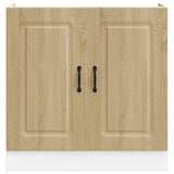 Sink Base Cabinet Kalmar Sonoma Oak 80x46x81.5 cm Engineered Wood 853450