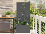 Garden Privacy Screen Anthracite 50 x 150 cm Cold-rolled steel 876492