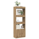 Highboard Artisian Oak 63x33x180 cm Engineered Wood 3309608