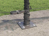 Welded Wire Fence with Concrete Base 100 x 0.5 m 3353717