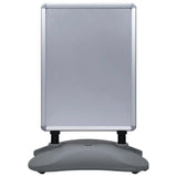 A1 Waterbase Poster Stand Grey Aluminium Alloy 51204