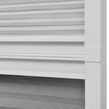 Insect Plisse Screen Window Aluminium 160 x 80 cm with Shade 141131