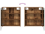 Bathroom Mirror Cabinet Old Wood 50 x 14.5 x 70 cm 889045