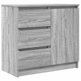 Sideboard with Drawer Grey Sonoma 71x35x65 cm Engineered Wood 861576