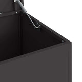 Outdoor Storage Box Black 100 x 50.5 x 50 cm Steel 874560