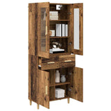 Highboard Old Wood 69.5 x 34 x 180 cm Engineered Wood 3415663