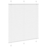 Pleated Blind White 120x100 cm Fabric Width 119.4 cm Polyester 4015487