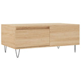 Coffee Table Sonoma Oak 90x50x36.5 cm Engineered Wood 830807