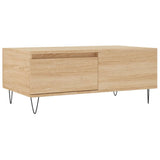 Coffee Table Sonoma Oak 90x50x36.5 cm Engineered Wood 830807