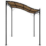 Canopy Taupe 2x2.3 m 180 g/m Fabric and Steel 362393