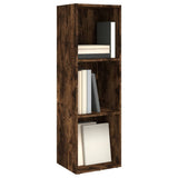 Book Cabinet/TV Cabinet Smoked Oak 36x30x114 cm Engineered Wood 826655