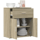 Sideboard Sonoma Oak 60x31x70 cm Engineered Wood 840466