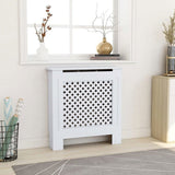 MDF Radiator Cover White 78 cm 325567