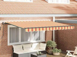 Retractable Awning Yellow 300 x 200 cm Fabric 3329544
