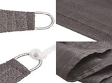 Sunshade Sail 160 g/m Anthracite 6x8 m HDPE 311085