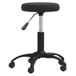 ZNTS Office Swivel Chair Black Velvet 333171