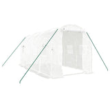 Greenhouse with Steel Frame White 8 m 4x2x2 m 3188028