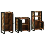 Bathroom Furniture Set 3 pcs Multicolour Solid Reclaimed Wood 3305631