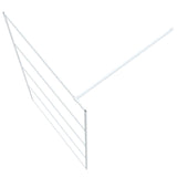 Walk-in Shower Wall White 115x195 cm Clear ESG Glass 152143
