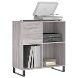 Record Cabinet Grey Sonoma 84.5x38x89 cm Engineered Wood 831786