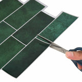 Decorative Stickers 20 pcs Dark Green 29 x 21 cm 42046142