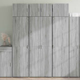 Storage Cabinet Grey Sonoma 70x42,5x225 cm Engineered Wood 3281334