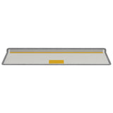 Self-adhesive Stair Mats Striped 15 pcs Grey 65 x 21 x 4 cm 42011449